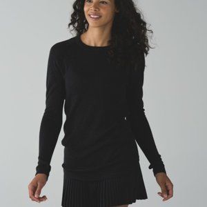 Lululemon Sunshine Coast Long Sleeve Heathered Black